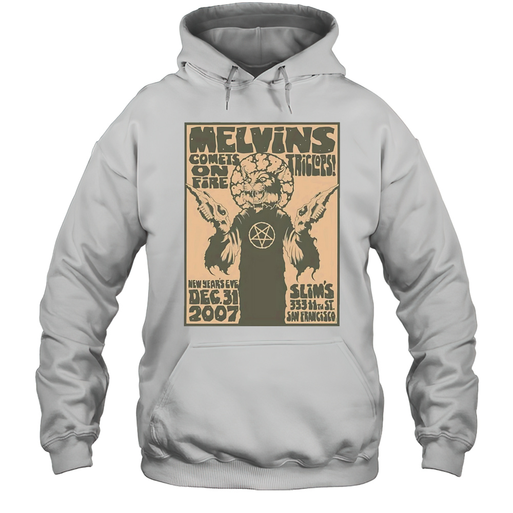 Melvins Comets On Fire Triclops Shirt Unisex Hoodie