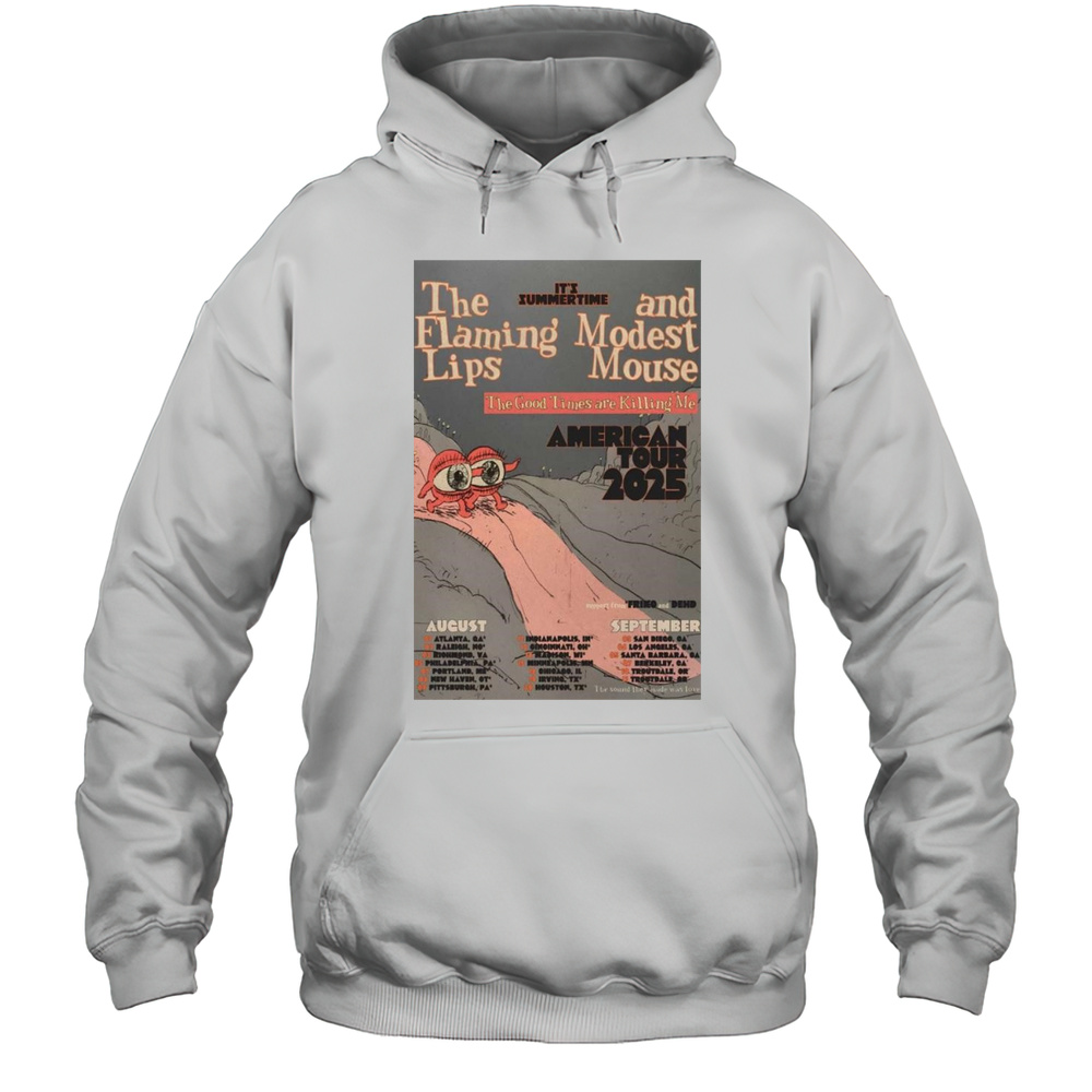 Modest Mouse And The Flaming Lips American Tour Summer 2025 Shirt Unisex Hoodie