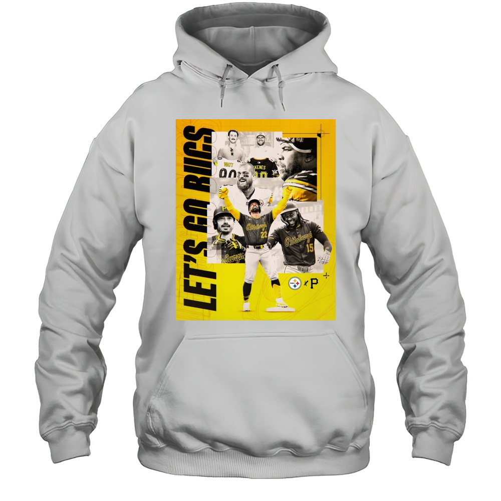 Pittsburgh Steelers Good Luck Pittsburgh Pirates Paul Skenes TJ Watt Cam Heyward Lets Go Bucs Poster T-shirt Unisex Hoodie