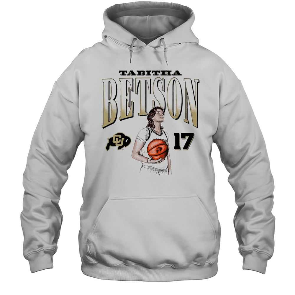 Tabitha Betson Menu 17 Colorado Buffaloes Basketball Big 12 Conference Graphic T-shirt Unisex Hoodie