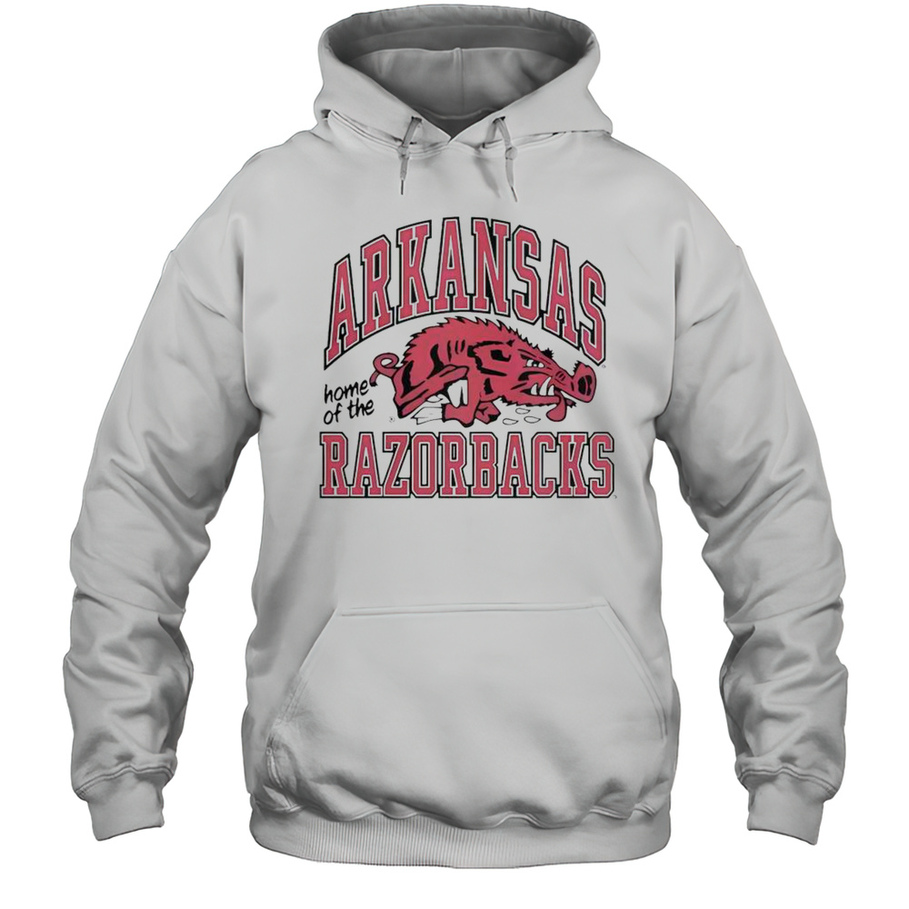 Top Arkansas Home Of The Razorbacks Slobbering Hog T-Shirt Unisex Hoodie