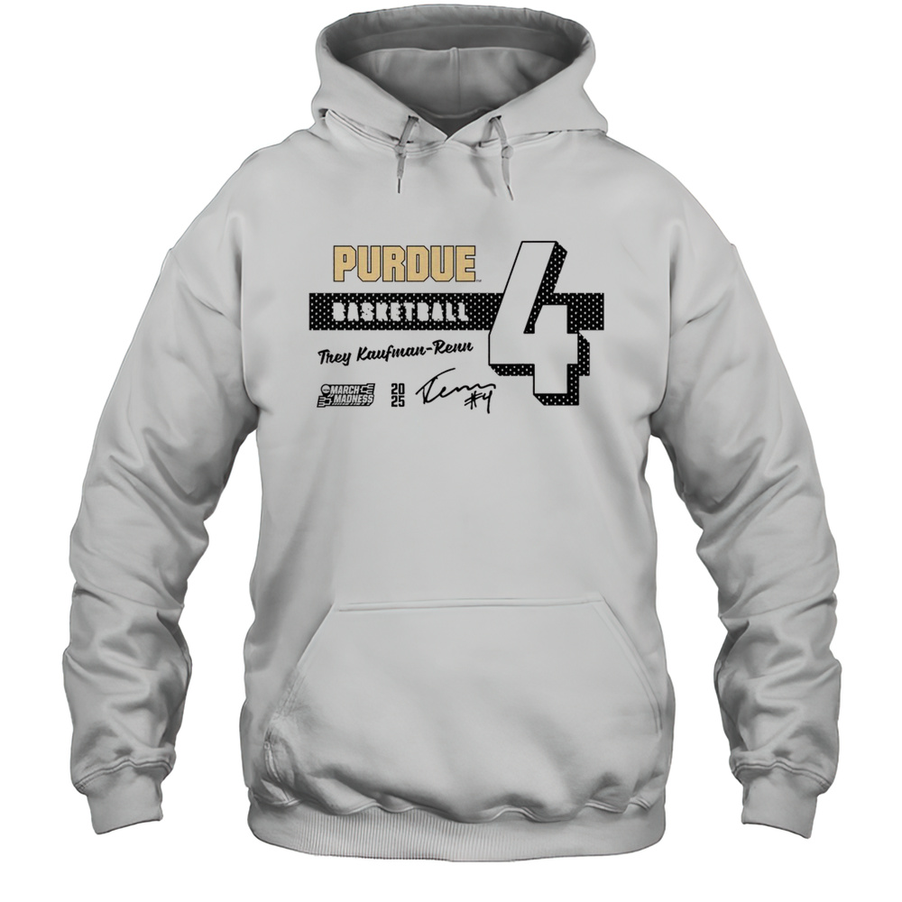 Trey Kaufman-Renn Autograph Sport Purdue Boilermakers Basketball NCAA March Madness 2025 Signature T-shirt Unisex Hoodie