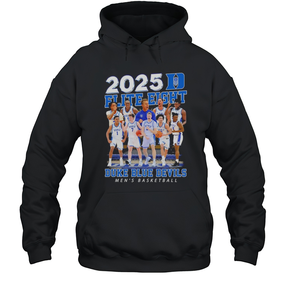 2025 Elite Eight Duke Blue Devils Mens Basketball Shirt Unisex Hoodie