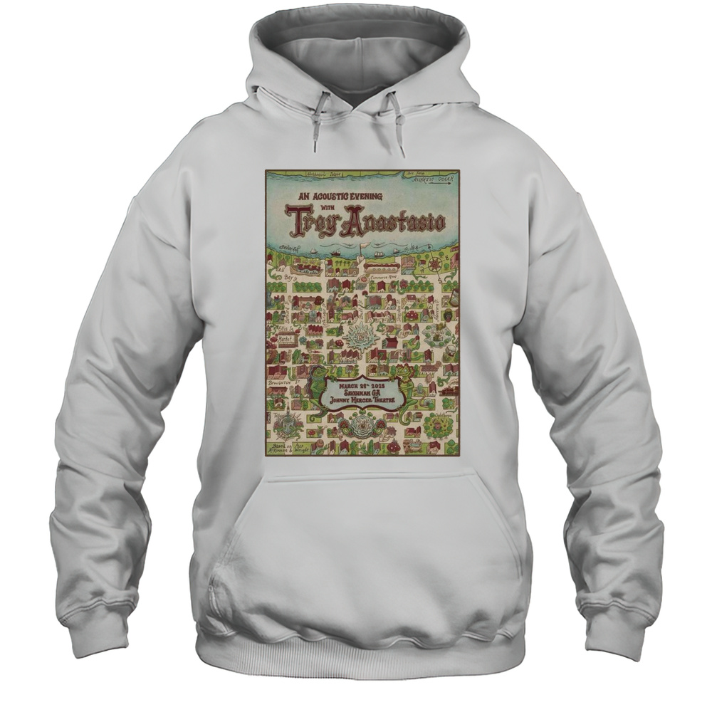 An Acoustic Evening With Trey Anastasio Event Savannah GA March 29 2025 T-shirt Unisex Hoodie