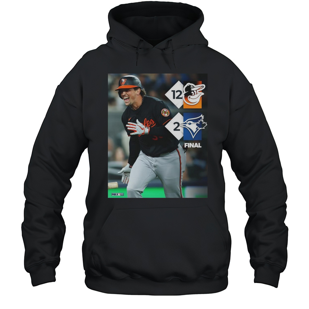 Baltimore Orioles Vs Toronto Blue Jays Final Score 12  2 MLB Opening Day 2025 T-shirt Unisex Hoodie