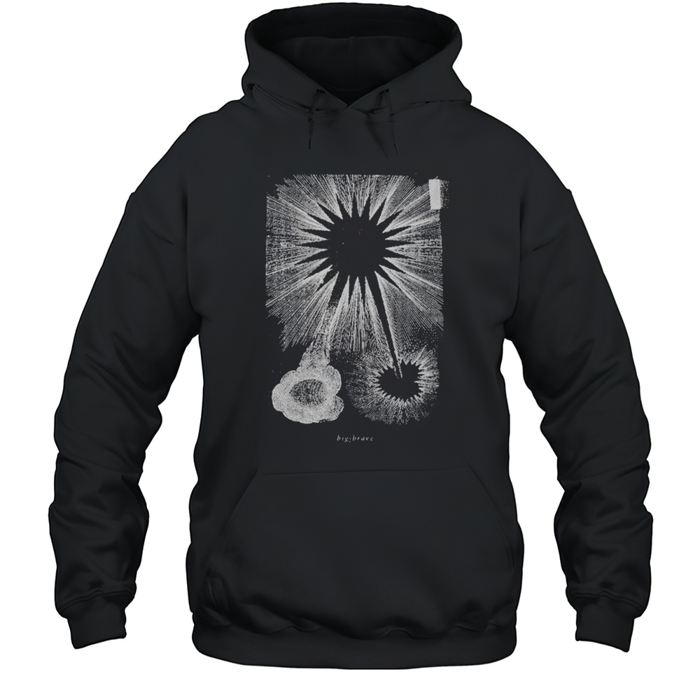 Big Brave Star T-shirt Unisex Hoodie