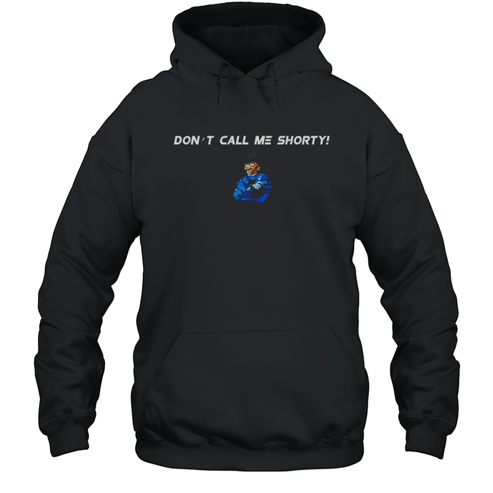 Cartoon Soldier Dont Call Me Shorty Meme Shirt Unisex Hoodie