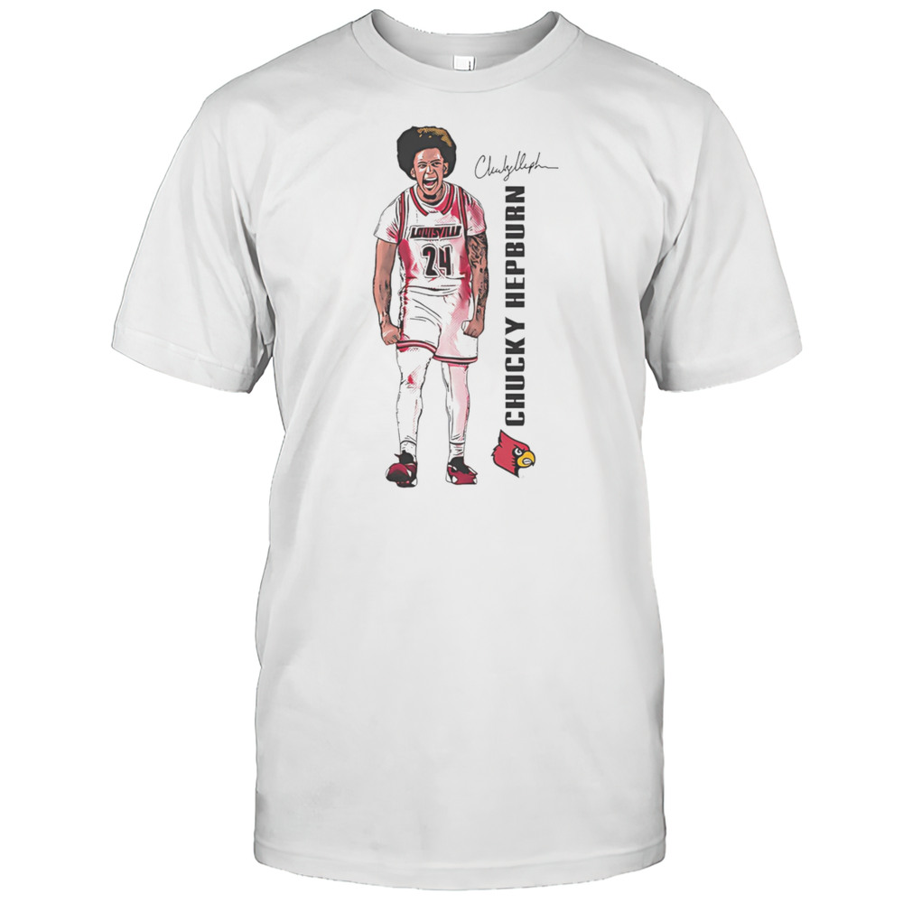 Chucky Hepburn Louisville Basketball Illustrated Shirt