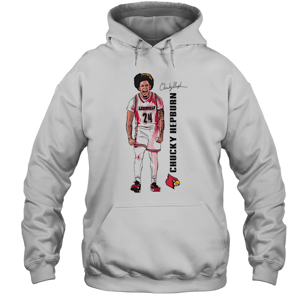 Chucky Hepburn Louisville Basketball Illustrated Shirt Unisex Hoodie
