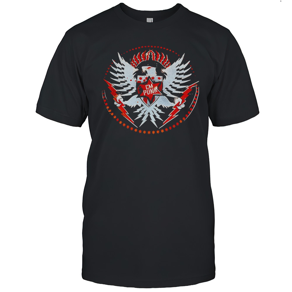 CM Punk Eagle Lightning Emblem Shirt