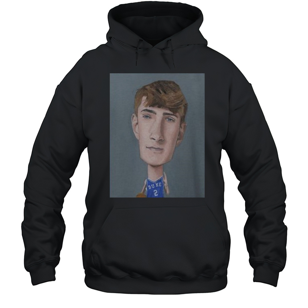 Cooper Flagg Duke Blue Devils Mens Basketball March Madness 2025 NCAA Final Four Caricature T-shirt Unisex Hoodie