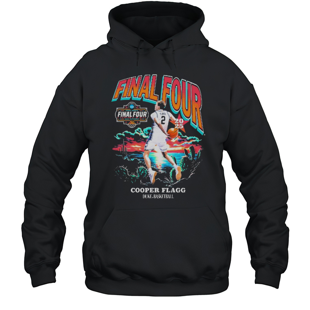 Cooper Flagg NCAA Final Four Mens Basketball 2025 Sunset Duke Blue Devils Win Alabama Crimson Tide T-shirt Unisex Hoodie