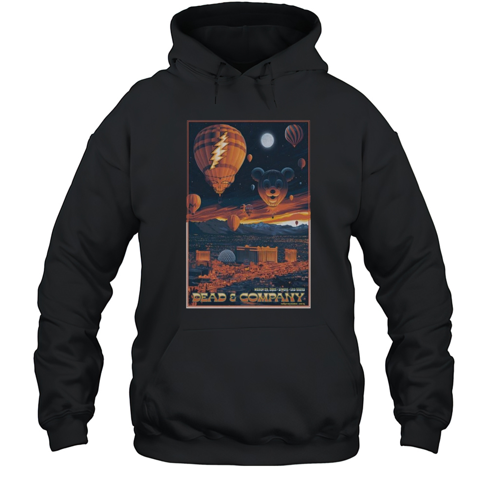 Dead  Company Sphere Las Vegas NV Mar 29 2025 Tour Shirt Unisex Hoodie