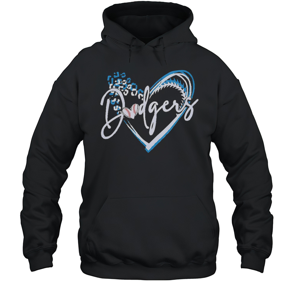 Dodgers Heart 2025 Shirt Unisex Hoodie