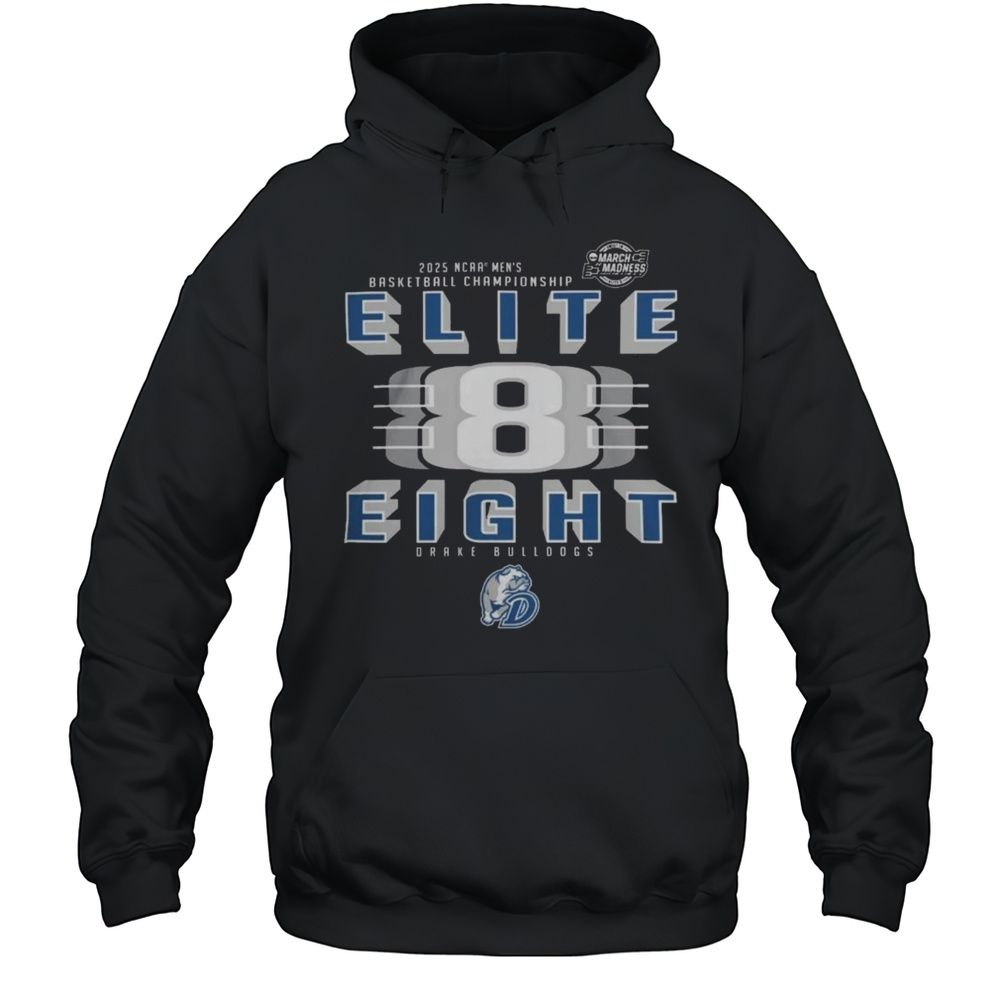 Drake Bulldogs 2025 NCAA Mens Basketball Championship March Madness Elite Eight Shirt Unisex Hoodie