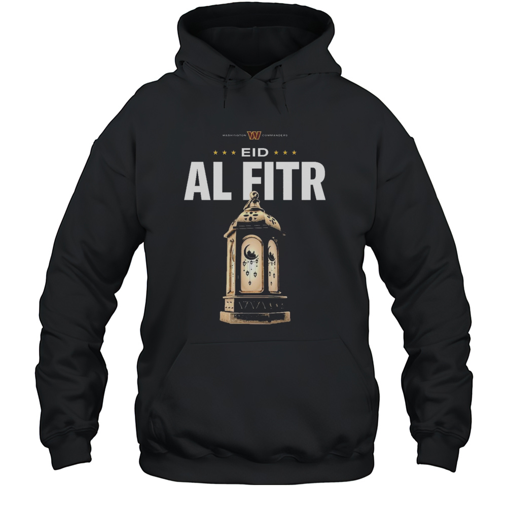 Eid Mubarak Washington Commanders Football NFL Eid AL Fitr 2025 T-shirt Unisex Hoodie