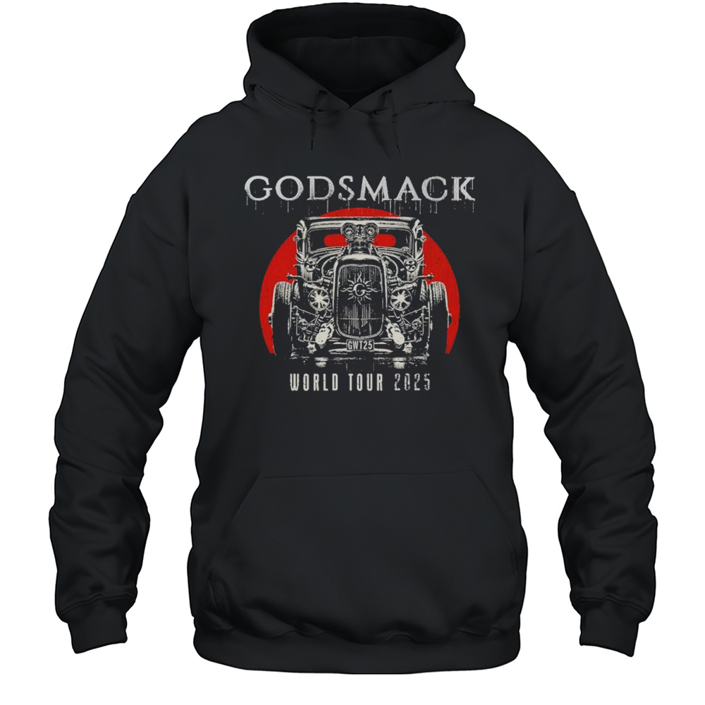 Godsmack GWT25 World Tour 2025 Jeep T-Shirt Unisex Hoodie