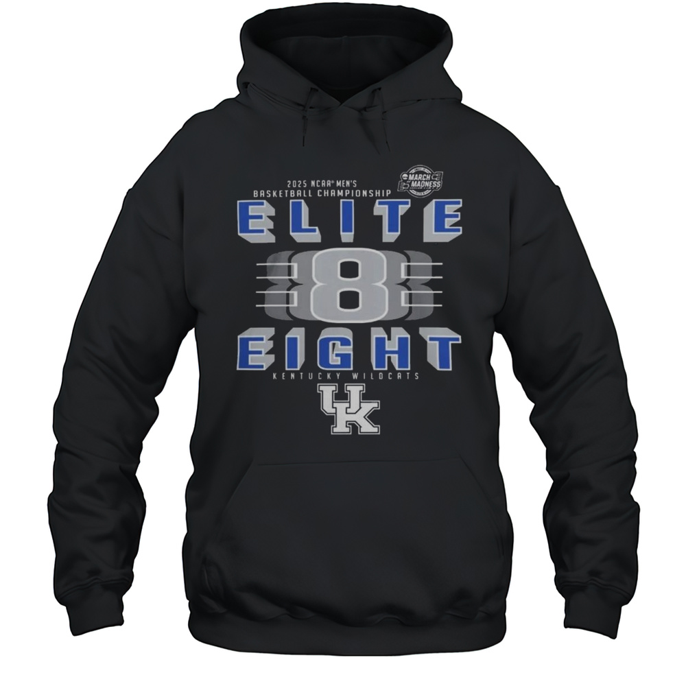 Kentucky Wildcats 2025 NCAA Mens Basketball Championship March Madness Elite Eight Shirt Unisex Hoodie
