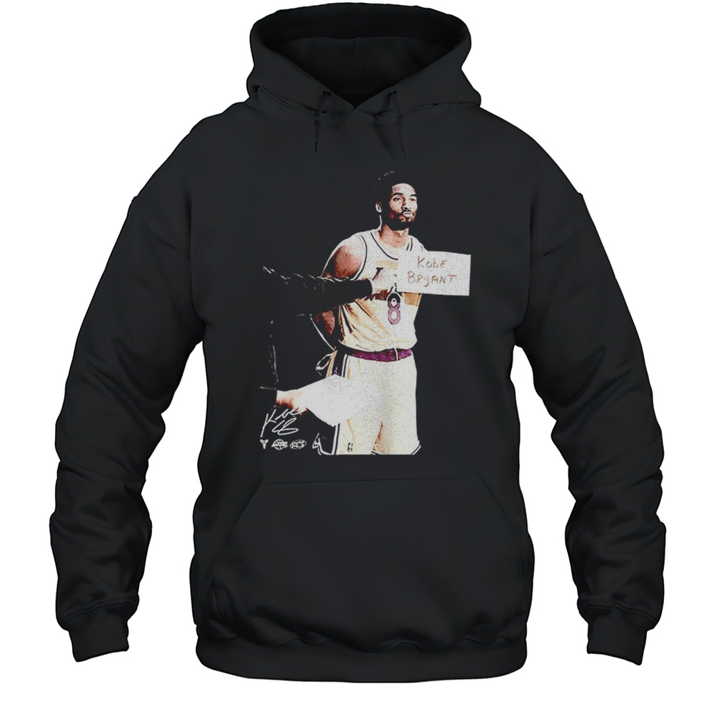 Kobe Bryant Mugshot-Style Lakers Vintage Shirt Unisex Hoodie