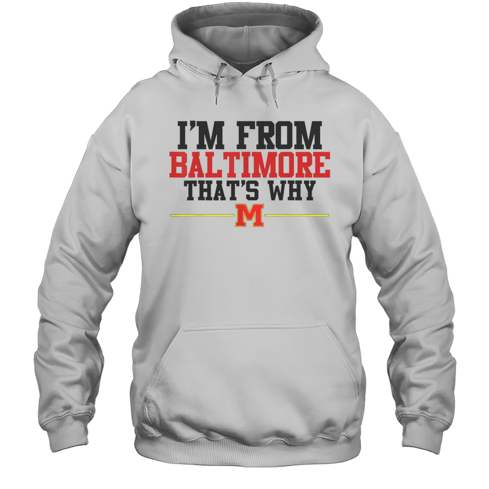 Nice Im From Baltimore Thats Why Tee Im From Baltimore Thats Why T-Shirt Unisex Hoodie