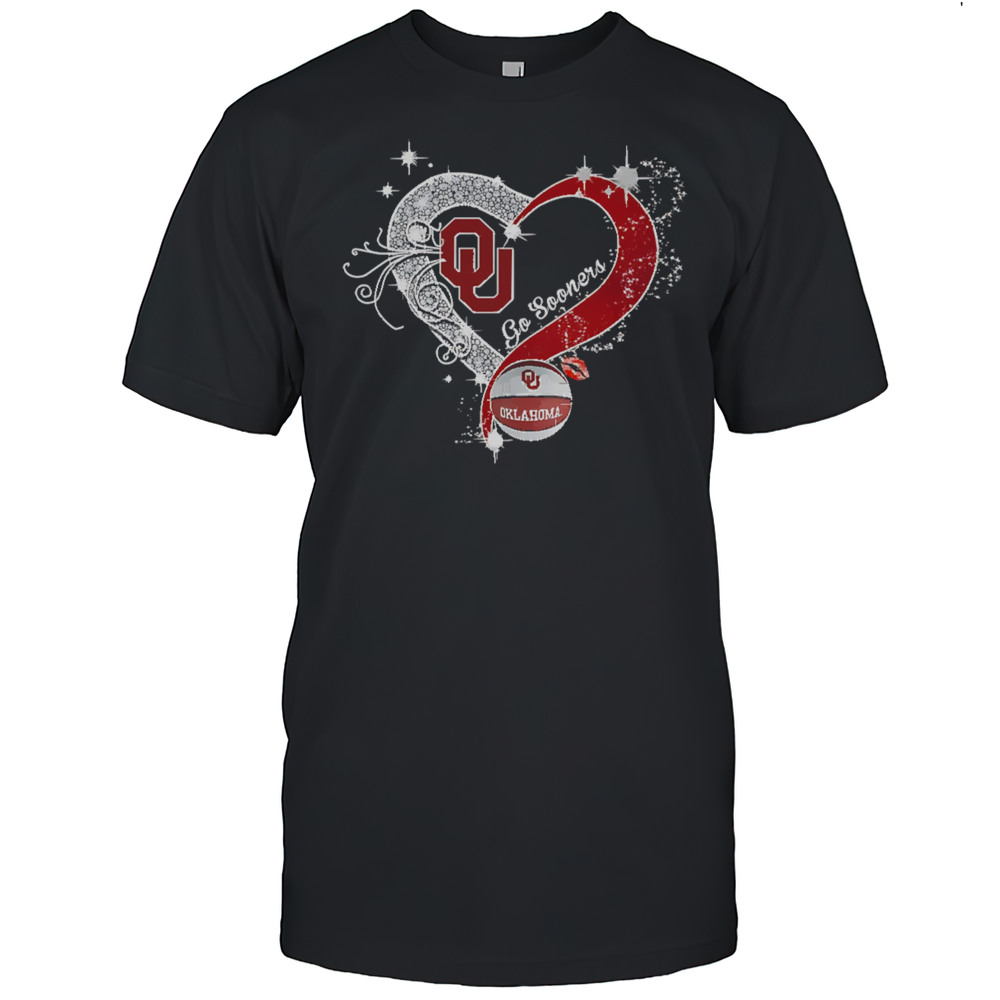 Oklahoma Football Heart Go Sooners Shirt