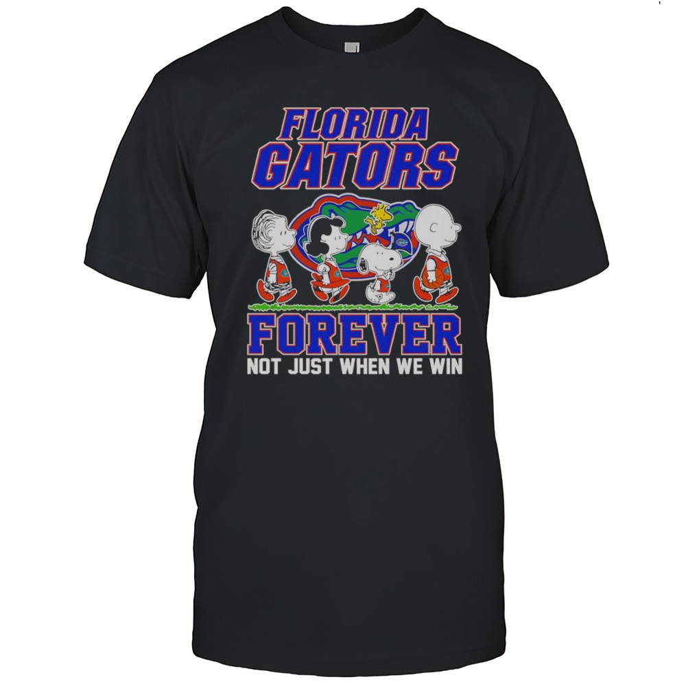 Peanuts Florida Gators Forever Not Just When We Win Shirt