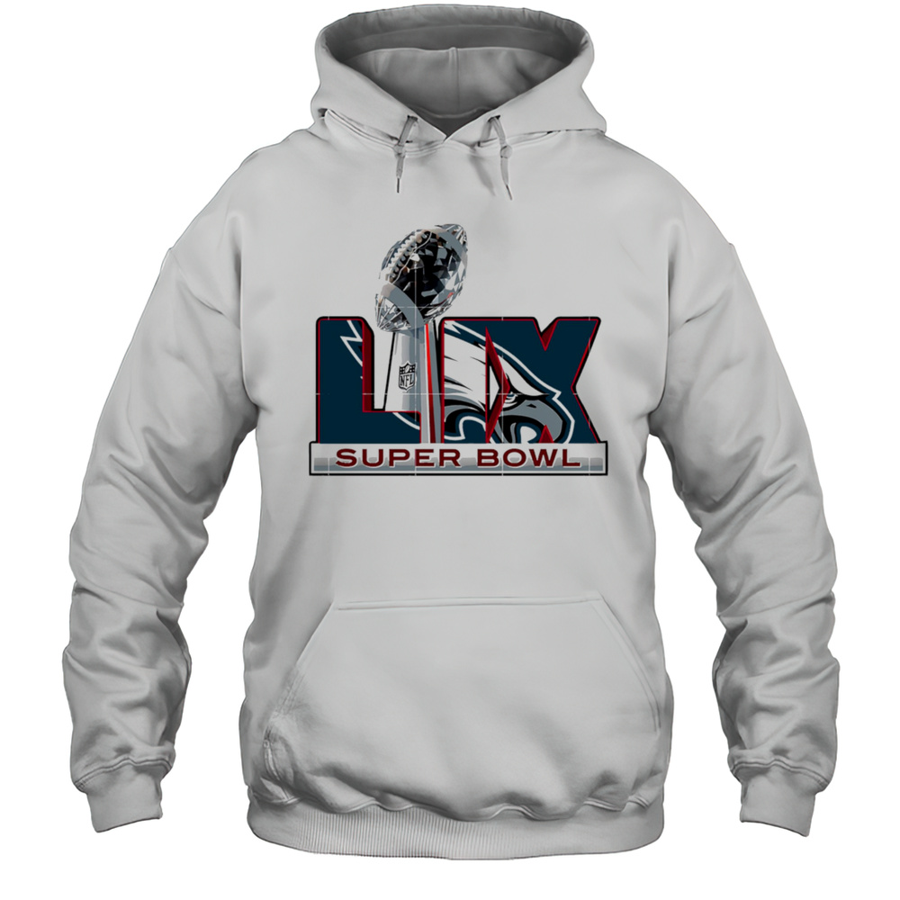 Philadelphia Eagles LIX Super Bowl Logo Shirt Unisex Hoodie