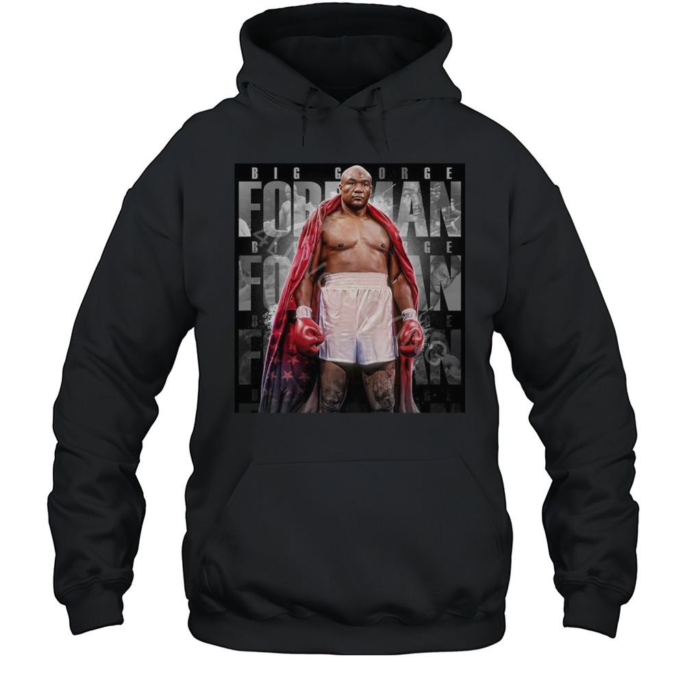 Poster Boxing Kingdom RIP George Foreman Has Passed Away Rest In Peace 1949-2025 T-shirt Unisex Hoodie