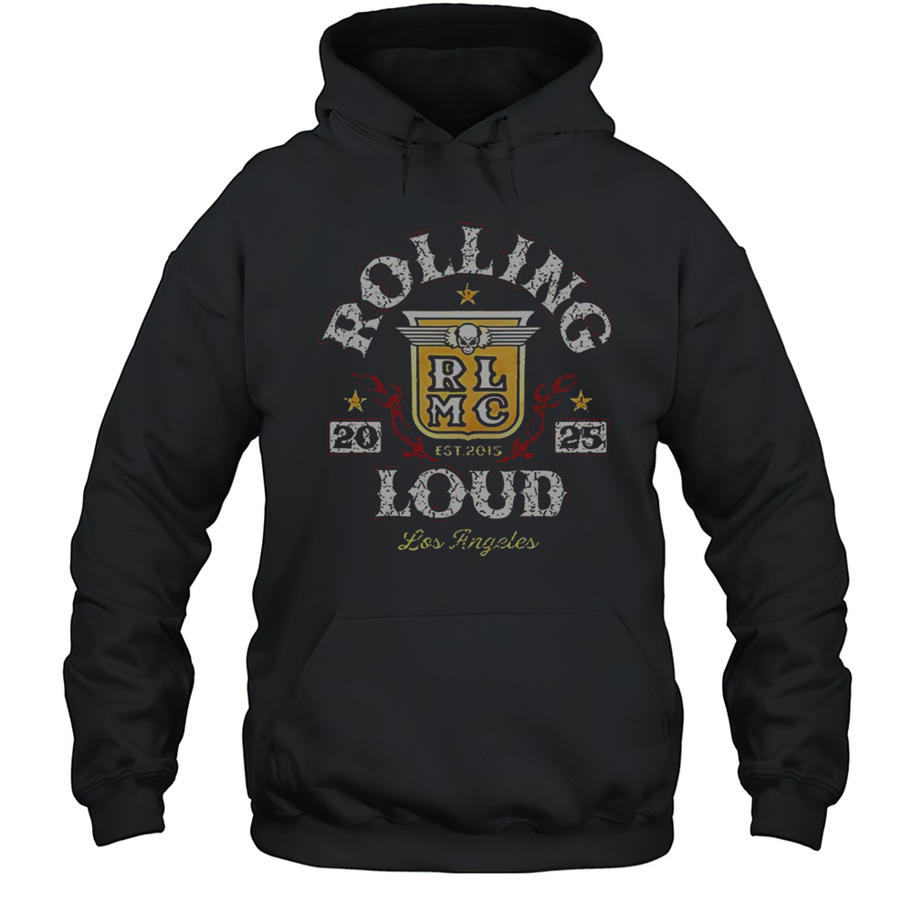 Premium Rolling Loud Los Angeles 2025 Est 2015 T-Shirt Unisex Hoodie