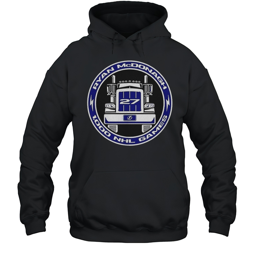 Ryan Mcdonagh 1000 Games Performance Shirt Unisex Hoodie