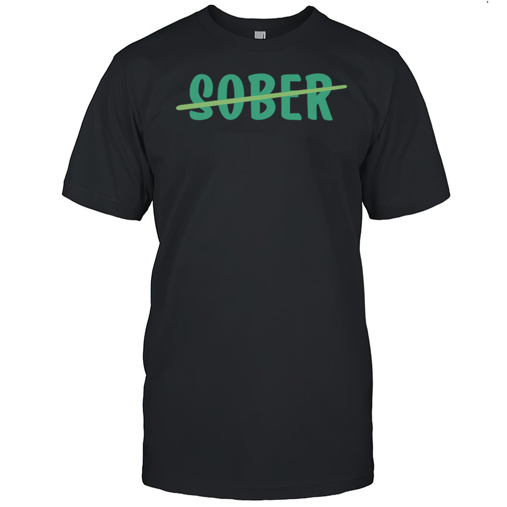Sober Adult St. Patrick Day Shirt