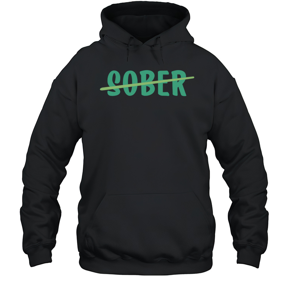 Sober Adult St. Patrick Day Shirt Unisex Hoodie