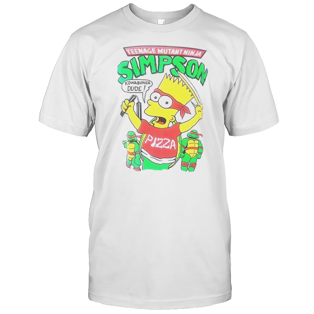 Teenage Mutant Ninja Simpson Kowabunga Dude Shirt