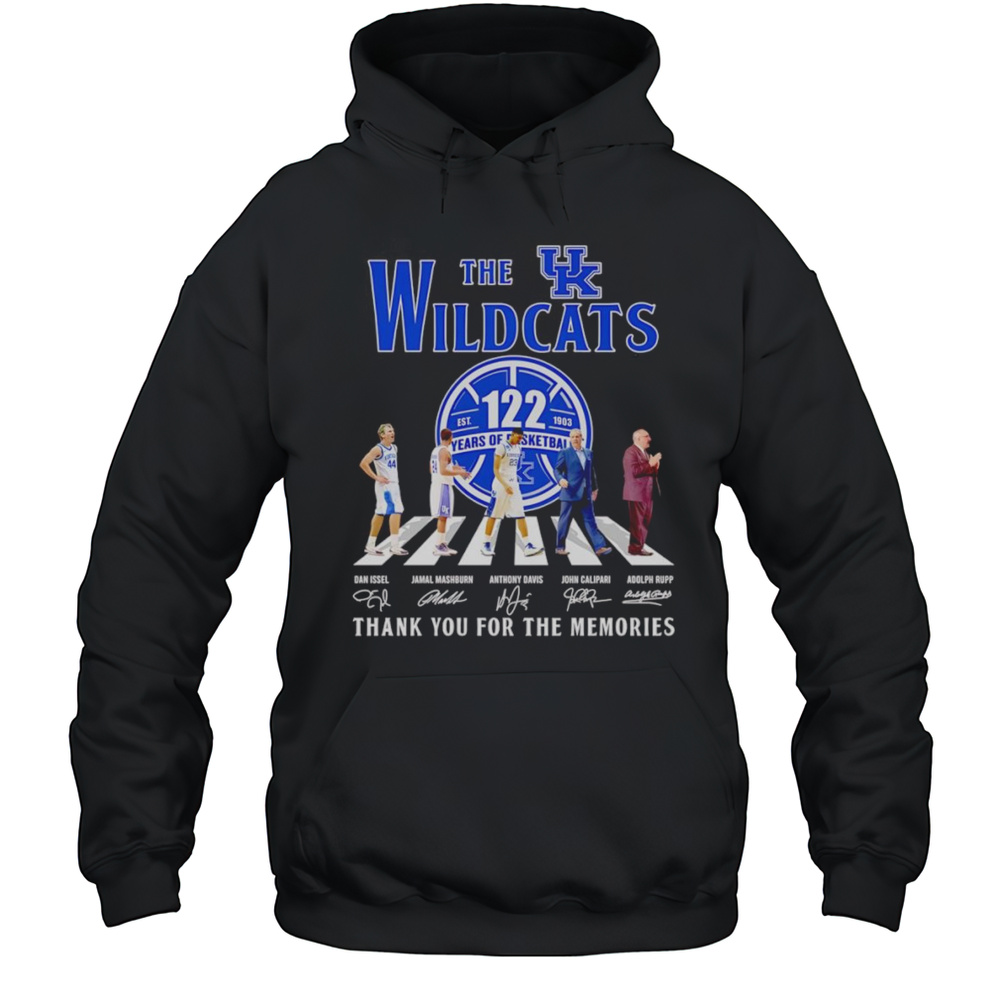 The Wildcats 122 Years Of Basketball Est 1903 Thank You For The Memories Shirt Unisex Hoodie