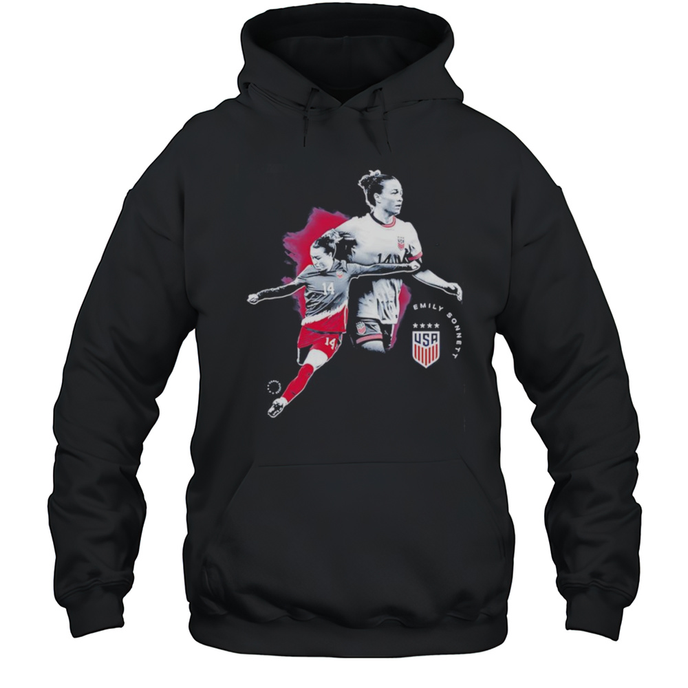USWNT Emily Sonnett Graphic Shirt Unisex Hoodie