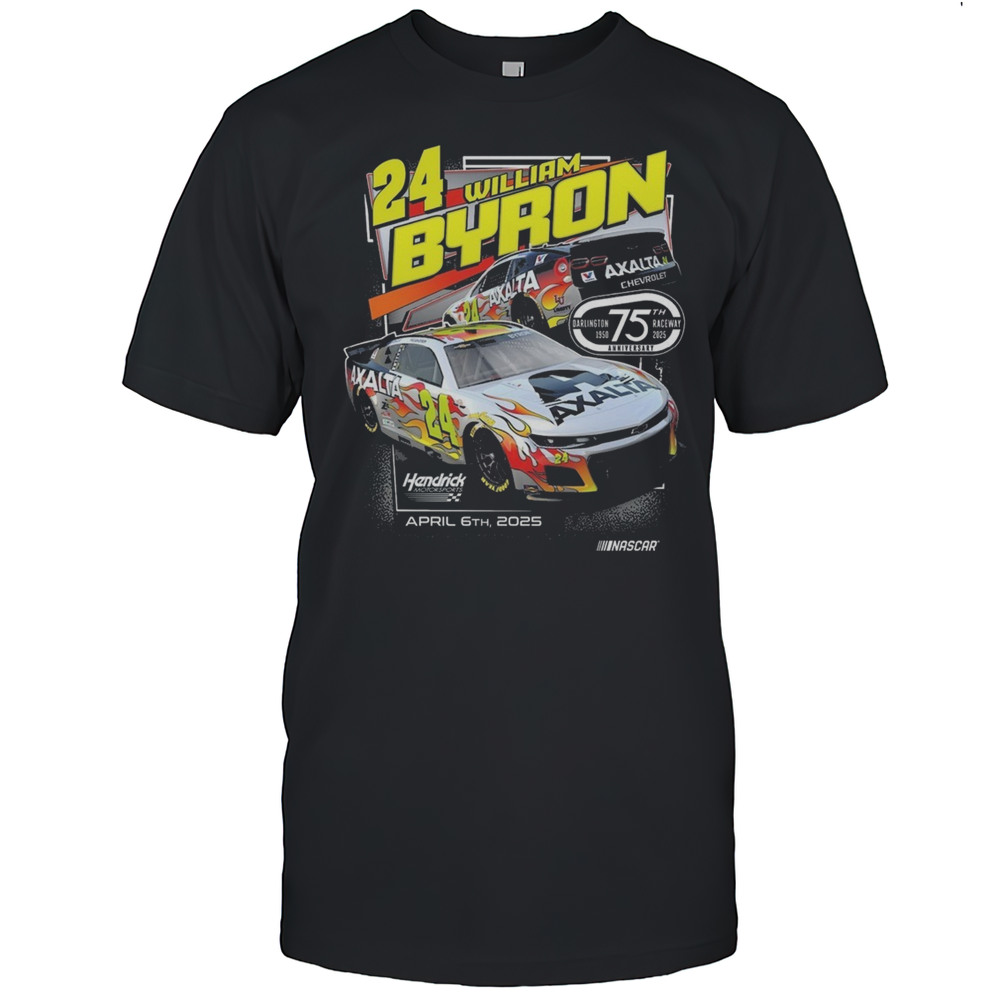 William Byron 2025 Darlington Throwback Car Shirt
