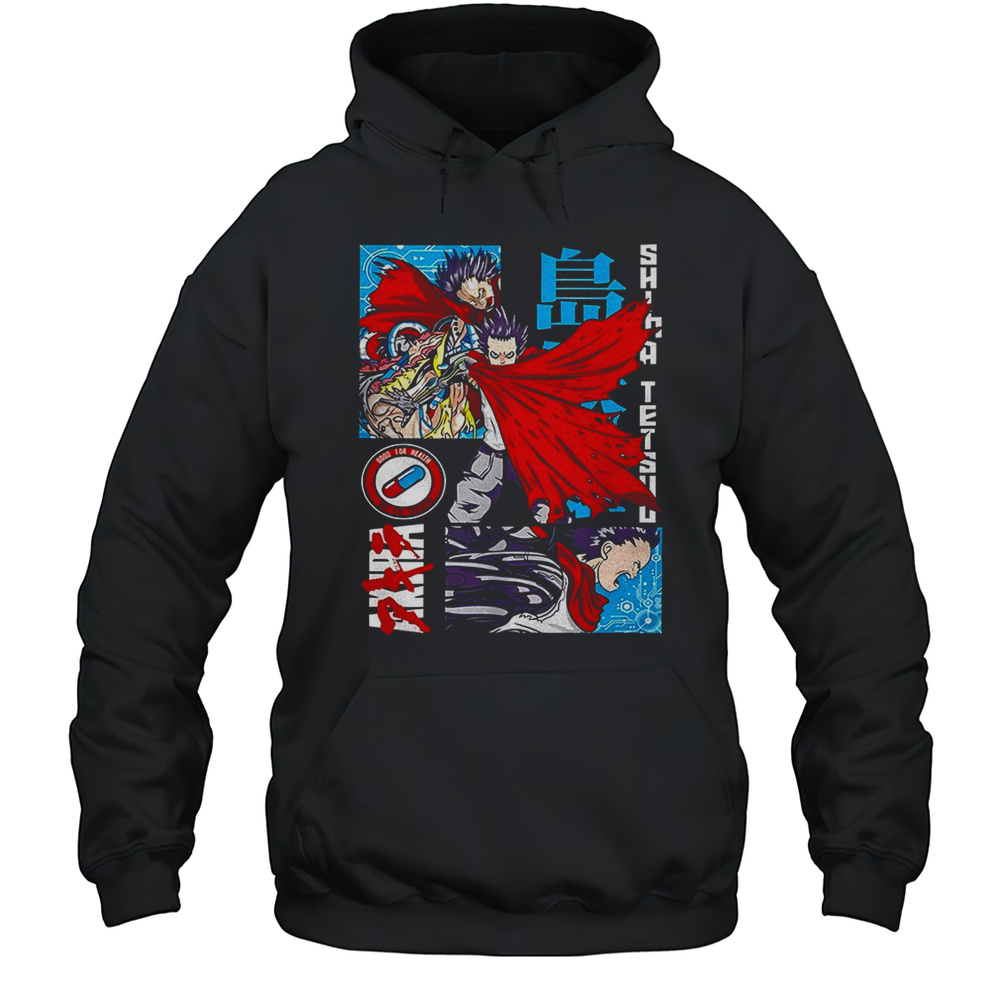 Akira Shima Tetsuo Blue Pill Tetsuo Shirt Unisex Hoodie