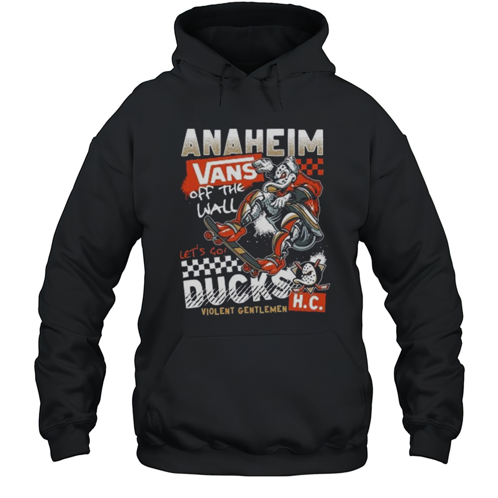 Anaheim Team Ducks X Vans Ww Boardslide Shirt Unisex Hoodie