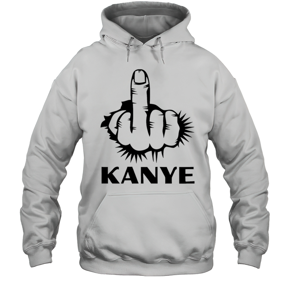 Anti Kanye West Middle Finger Shirt Unisex Hoodie