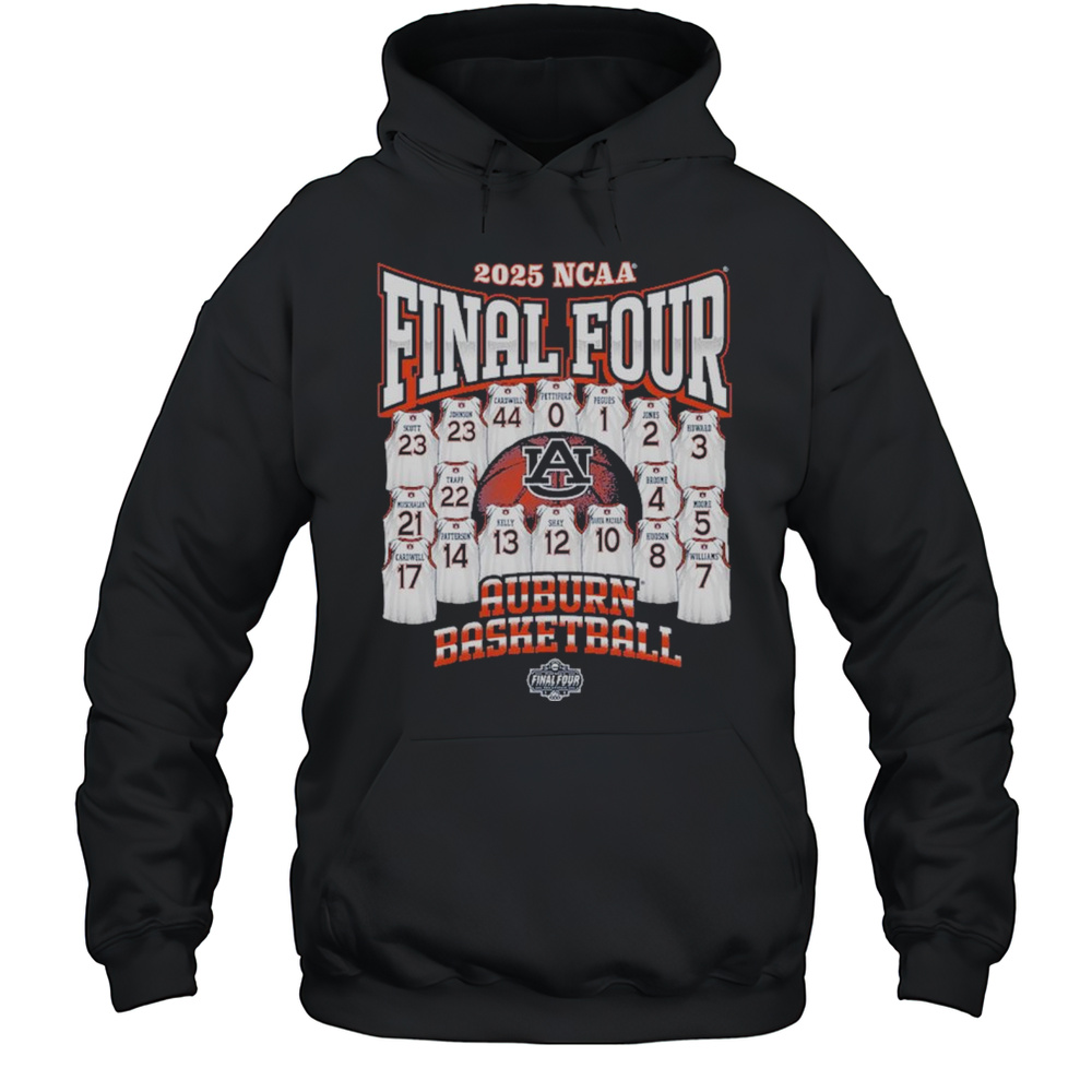 Auburn Tigers Vs Florida Gators Basketball 2025 NCAA Mens Final Four San Antonio TX Jersey March Madness T-shirt Unisex Hoodie