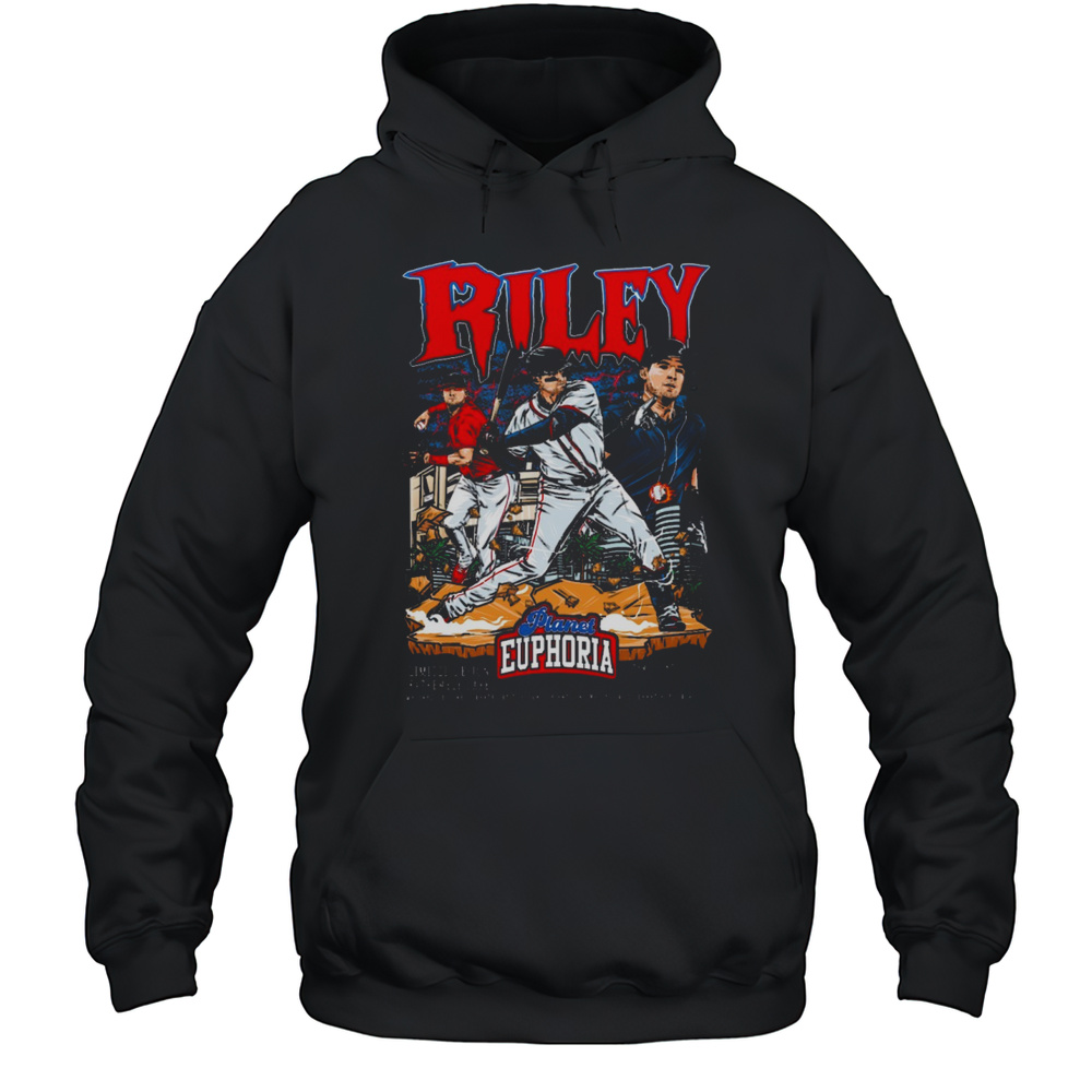 Austin Riley Atlanta Braves MLB Baseball Planet Euphoria Art 2025 T-shirt Unisex Hoodie