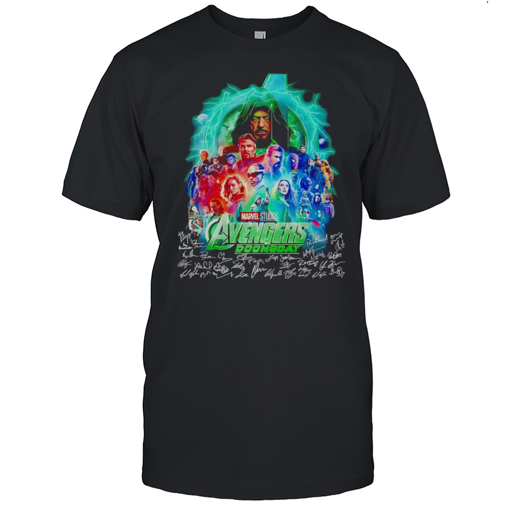 Avengers Doomsday Characters Signature Shirt