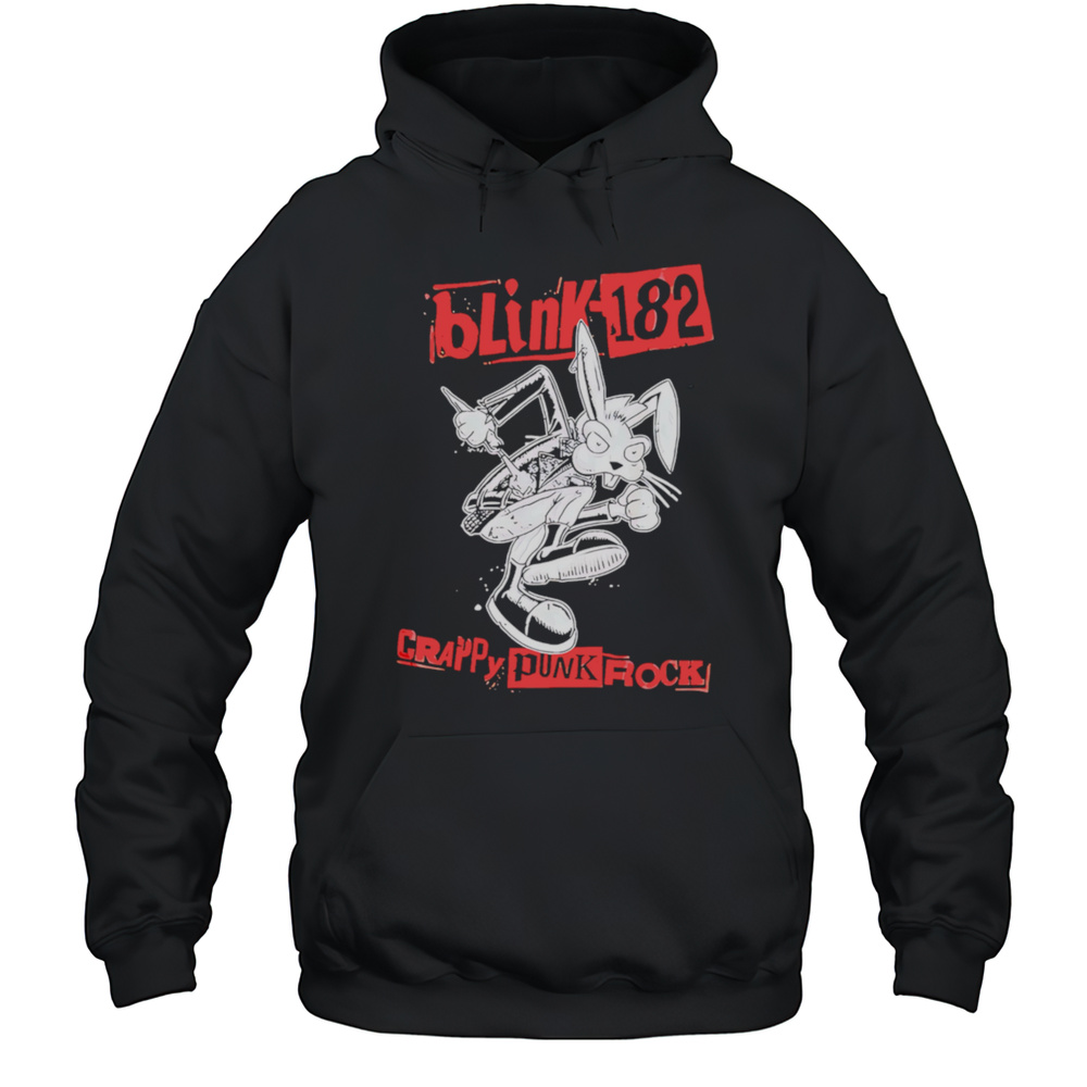 Blink 182 Crappy Punk Rock Bunny Shirt Unisex Hoodie