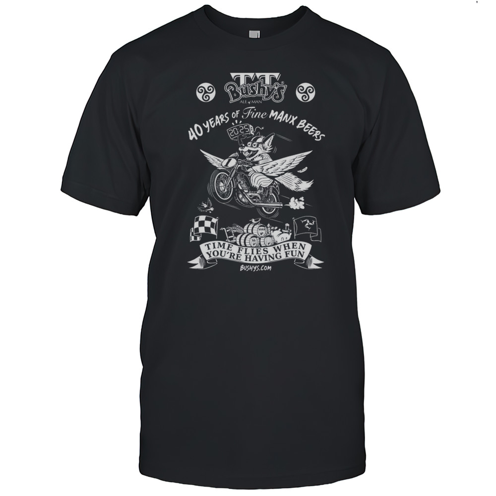 Bushys Ale Of Man 40 Years Of Fine Manx Beers 2025 Shirt