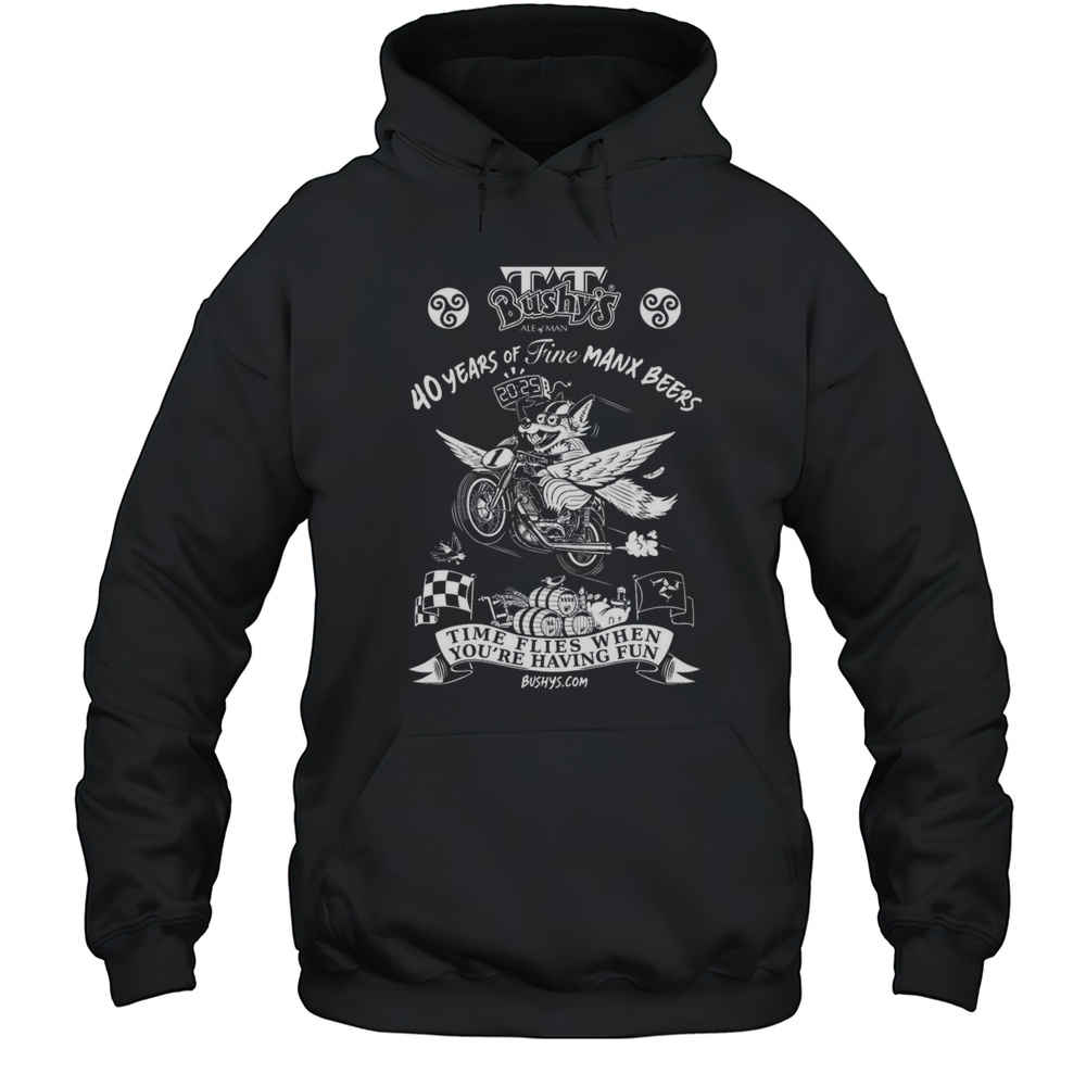 Bushys Ale Of Man 40 Years Of Fine Manx Beers 2025 Shirt Unisex Hoodie