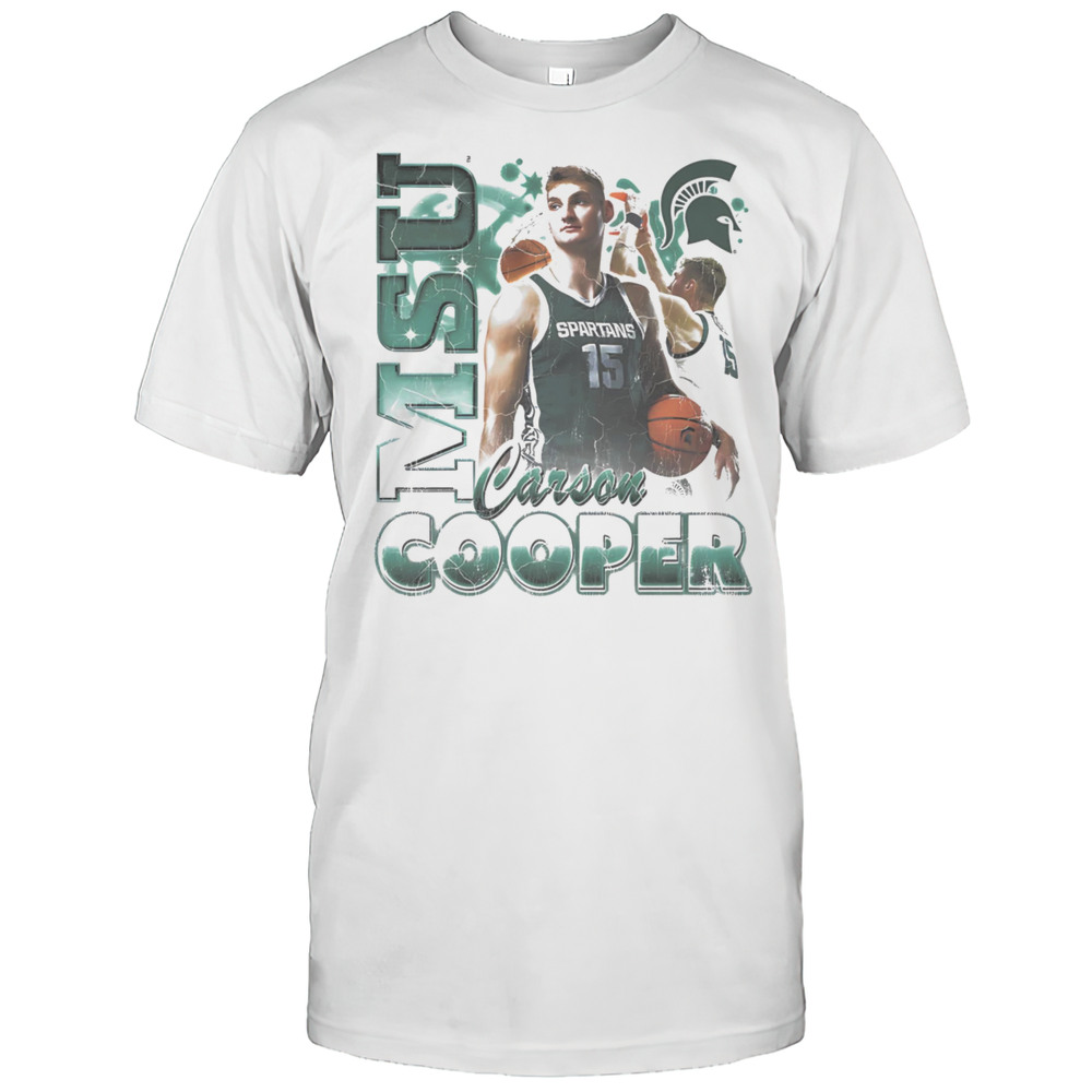 Carson Cooper MSU Basketball 90s Graphic Shirt