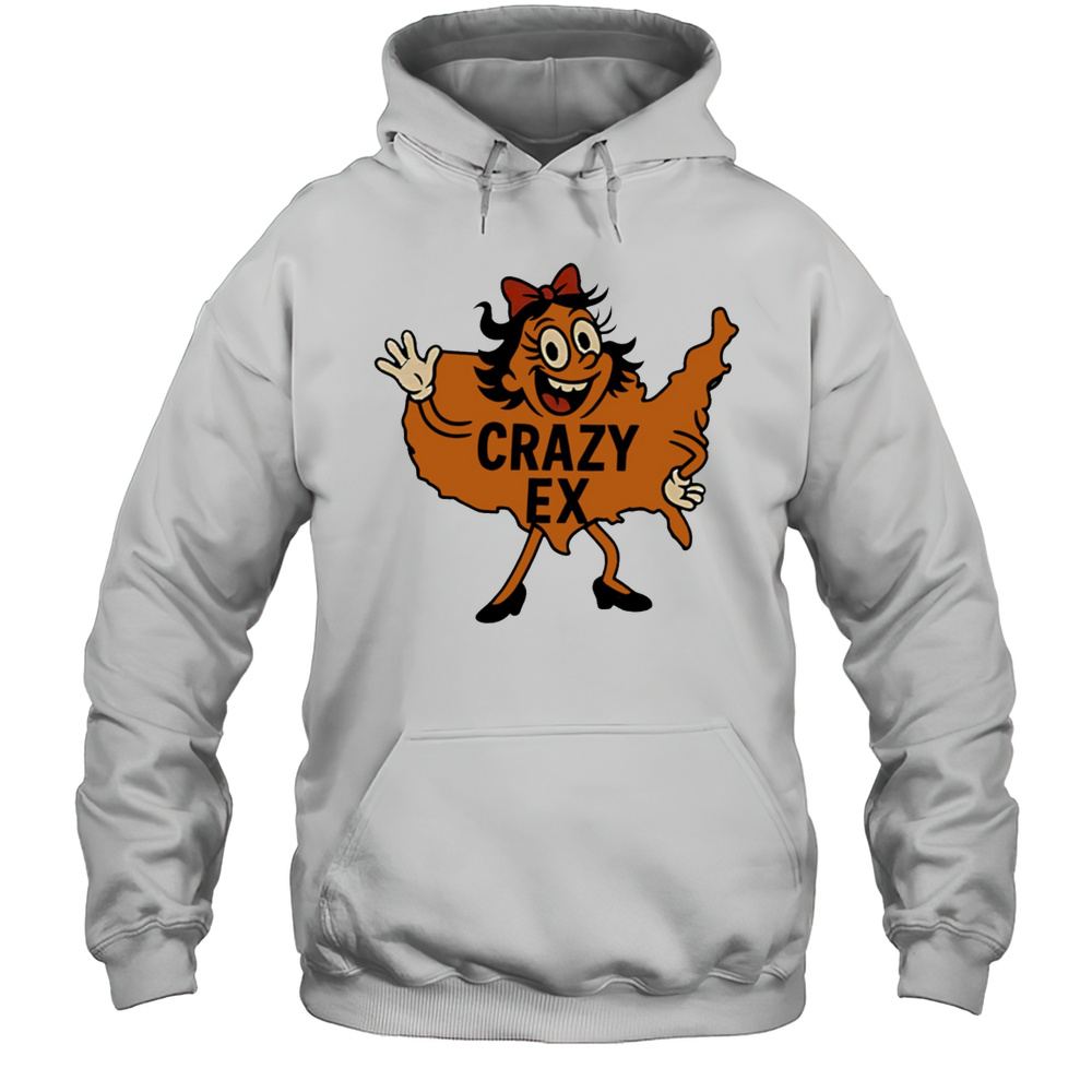 Crazy Ex Funny Cartoon Shirt Unisex Hoodie