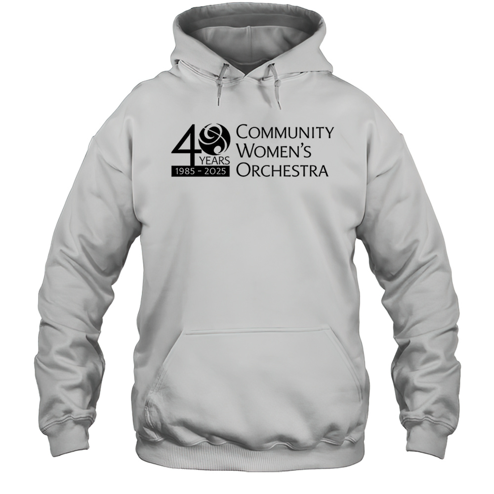 CWO Community Womens Orchestra 40th Anniversary Logo Shirt Unisex Hoodie
