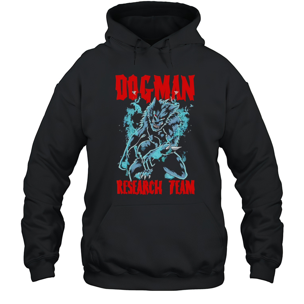 Dogman Research Team Wolf Shirt Unisex Hoodie