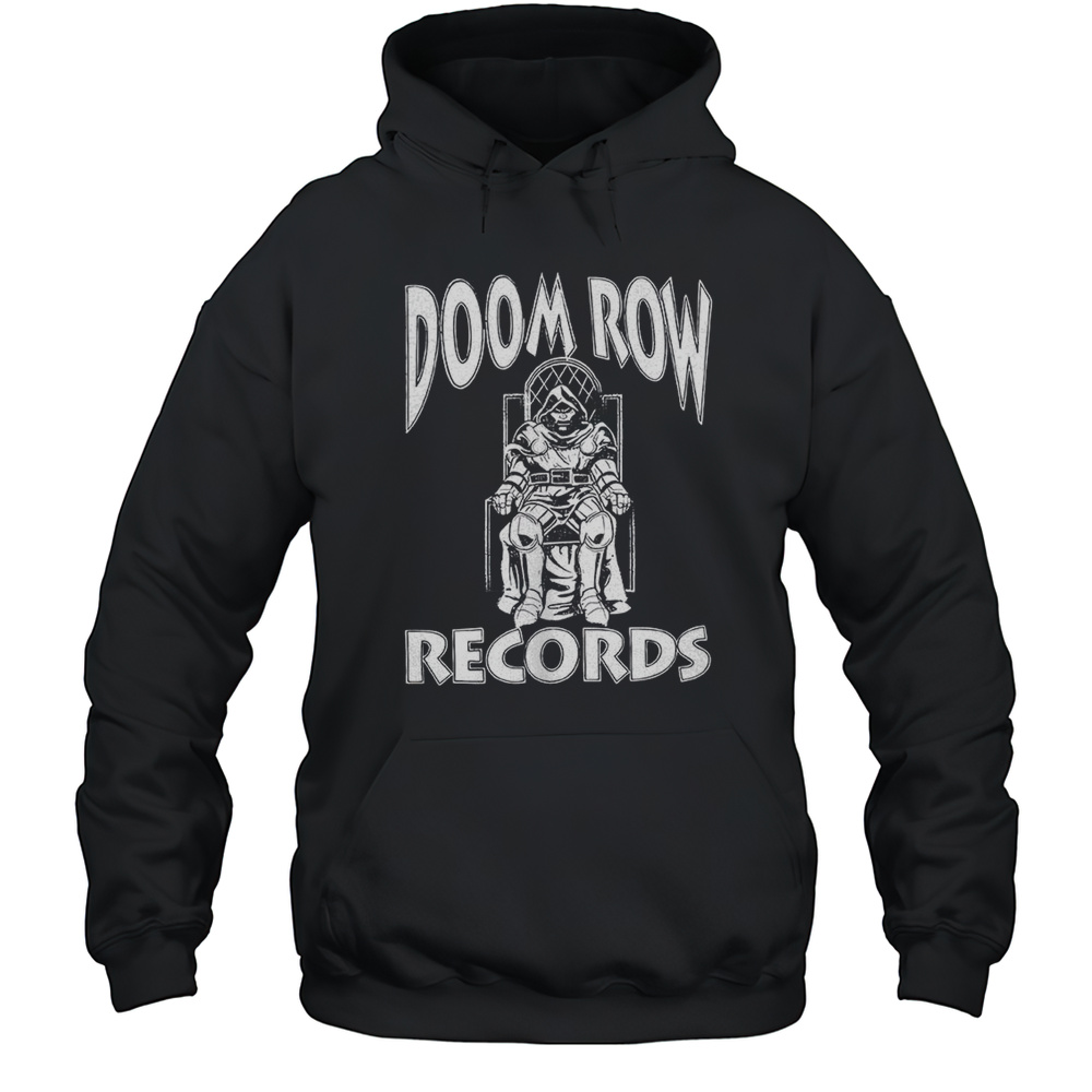 Doom Row Records Cartoon Shirt Unisex Hoodie